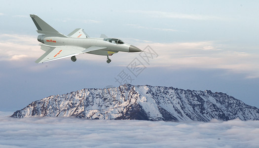 雪山飞机空中战斗机设计图片