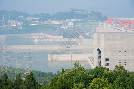 湖北宜昌三峡大坝风景高清图片素材