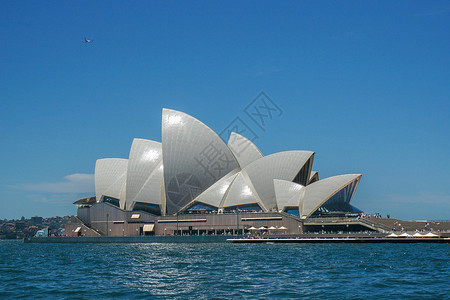 悉尼地标澳洲悉尼歌剧院景色背景