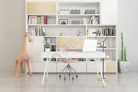 家具文化简约书房空间设计图片