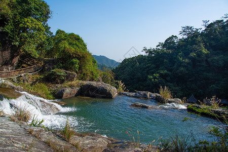 贵州赤水大瀑布风景区背景图片
