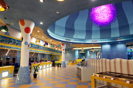 横琴自贸区珠海长隆海洋世界餐厅背景