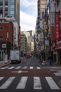 日本东京街景汽车高清图片素材