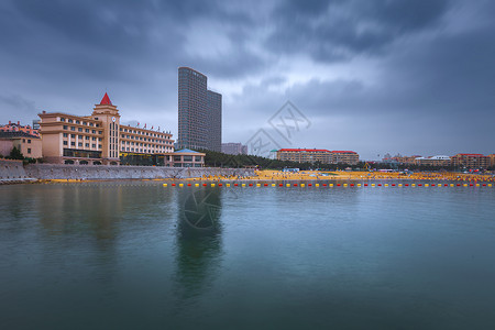 海滨城市威海高清图片