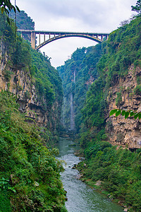 贵州黔西南马岭河峡谷旅游高清图片素材