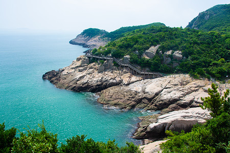 浙江舟山桃花岛背景