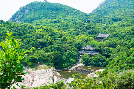 浙江舟山桃花岛背景