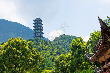 浙江舟山桃花岛背景