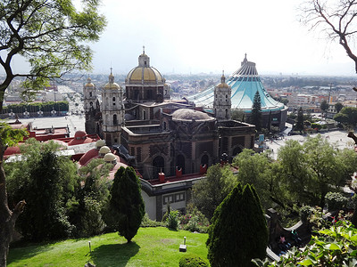 墨西哥瓜达卢佩圣母大教堂北美洲高清图片素材