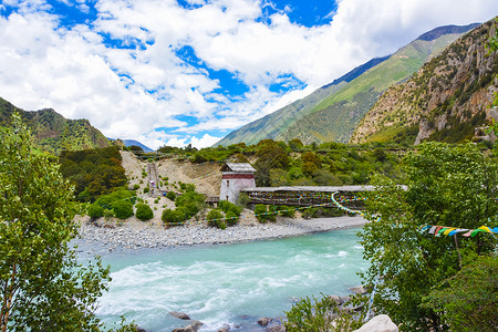 西藏茶马古道风光风景高清图片素材