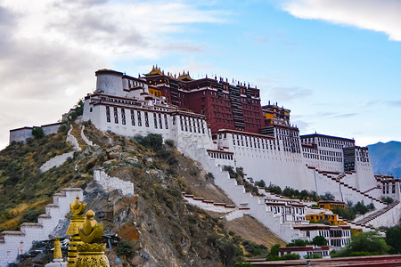 西藏拉萨布达拉宫宗教高清图片素材