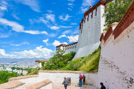 西藏拉萨布达拉宫旅游景点高清图片素材