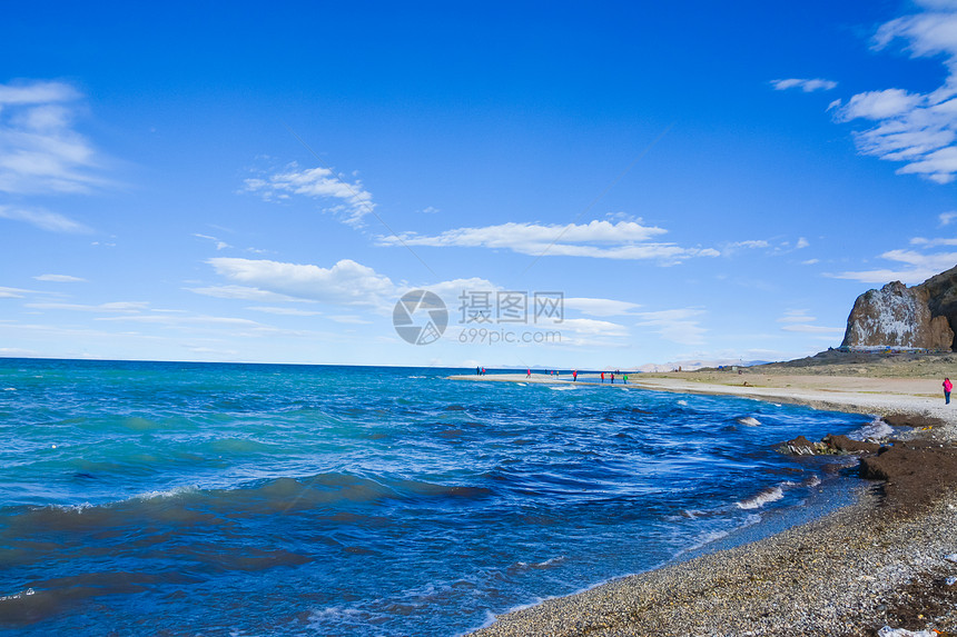 西藏羊湖风光图片