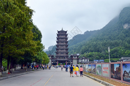 张家界风光背景图片