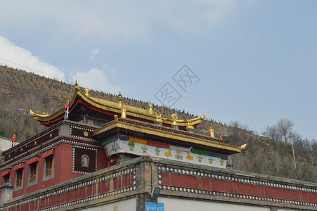 西宁塔尔寺景区背景图片