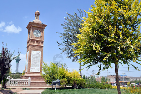 喀什古城新疆高清图片素材
