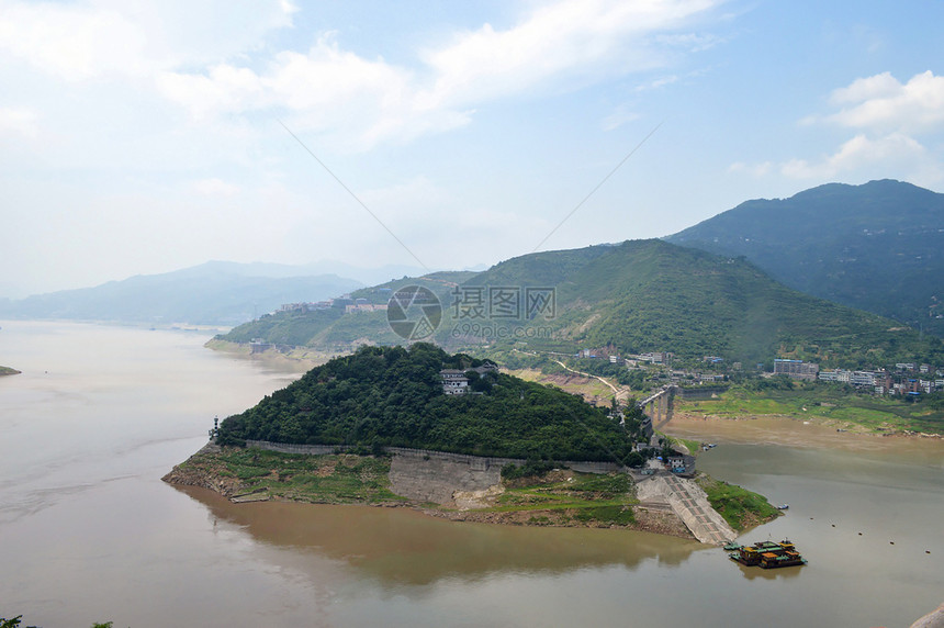 重庆白帝城夔门图片