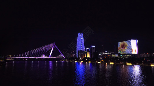 宁波市夜景余姚四明山高清图片