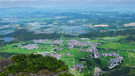 喀斯特地形衢州江郎山风景区背景