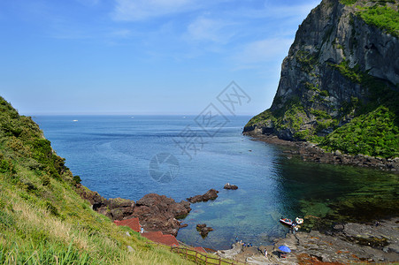 济州岛城山日出峰图片