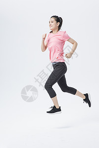 健身跑步女性图片