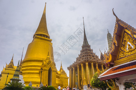 泰国曼谷大皇宫著名旅游景点高清图片素材