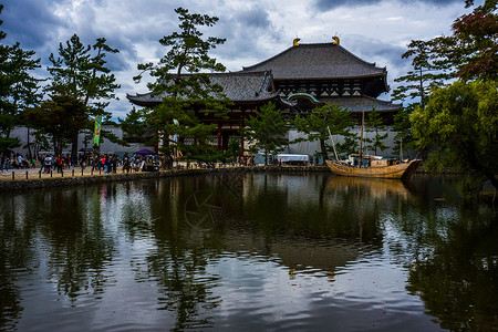 日本奈良东大寺旅游度假高清图片素材