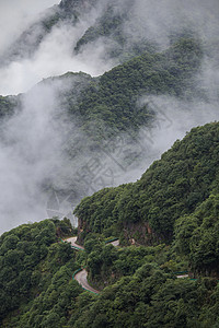 安徽径山桃岭公路背景图片