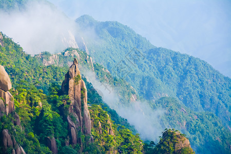 江西上饶三清山云海5A景区高清图片素材