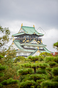 日本天守阁背景图片