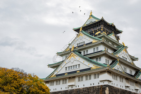 日本天守阁背景图片