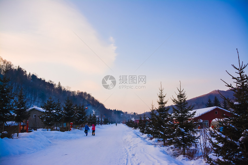 黑龙江东升中国雪谷图片