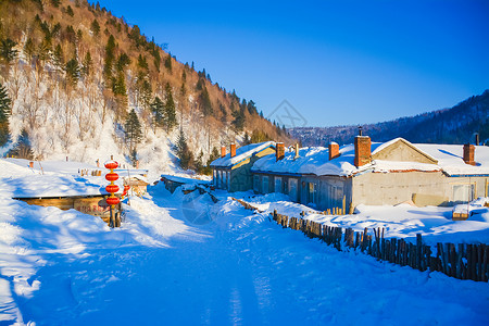 黑龙江雪乡风光风景高清图片素材