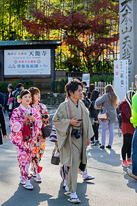 日本赏秋观叶季背景