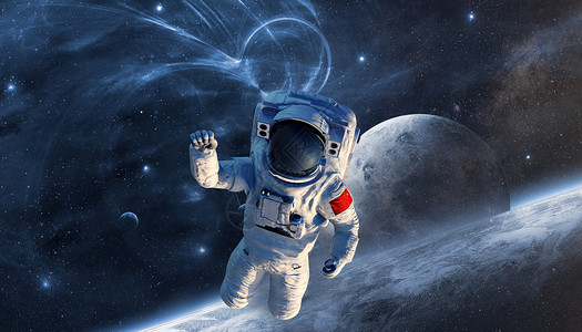 太空宇航员背景图片