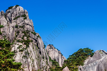 巨石壁纸黄山秋景背景