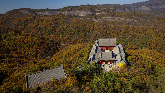 革命根据地陕西铜川大香山背景