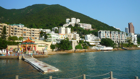 香港浅水湾水清沙细高清图片