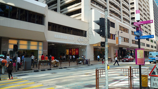 香港海港城购物中心背景