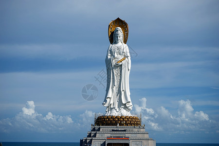 南山海上观音高清图片