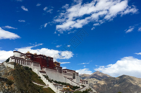 西藏布达拉宫旅行高清图片素材