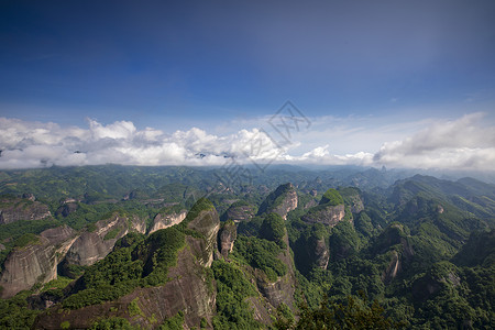 湖南崀山八角寨风光背景图片