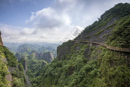 湖南崀山八角寨风光背景图片