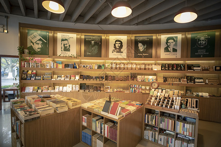 南京最美书店先锋颐和书馆背景图片