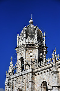 始建于1501年热罗尼莫斯修道院 Mosterio dos Jeronimos背景