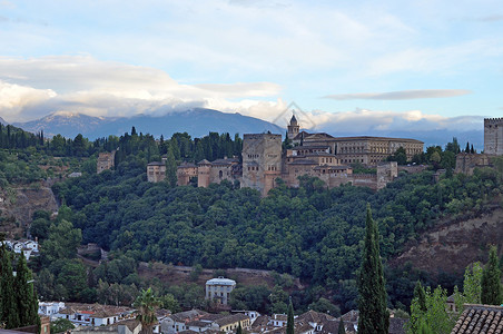 纳塞瑞斯皇宫阿尔罕布拉宫 La Alhambra背景