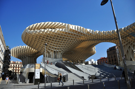 西班牙塞维利亚都市阳伞 Metropol Parasol 图片