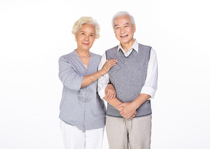 老年夫妻形象老人高清图片素材