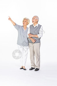 老年夫妻形象奶奶高清图片素材