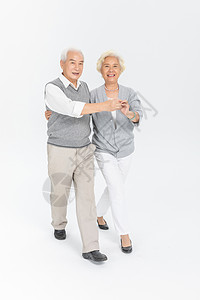 老年夫妻跳舞形象图片